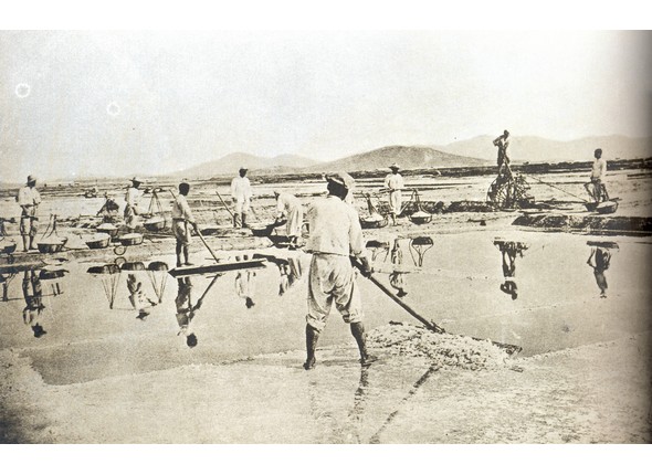 구한말 인천 주안 염전