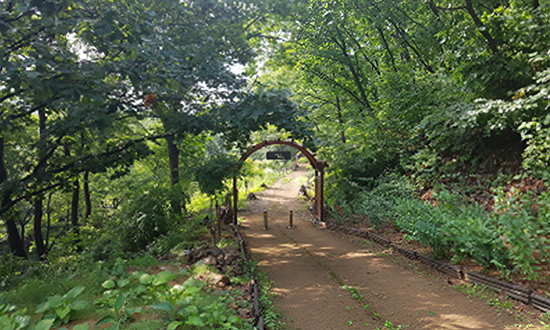 구간입구 목현동 약수터주유소 정류장 사진